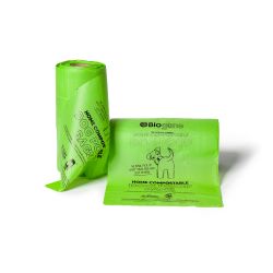 Compostable pet waste bags